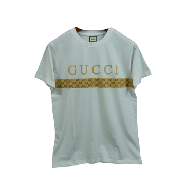 Men Gucci White T-Shirt