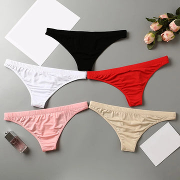 Women's Panties Ultra-Thin Briefs Sexy Hot Low Waist Breathable Sports Fitness Lingerie Female Breathable Bikini Underpants