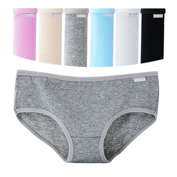 Cotton Womens Seamless Underwear Comfortable Lingerie Low Rise Breathable Brief Female High Quality Panties Solid Underpants