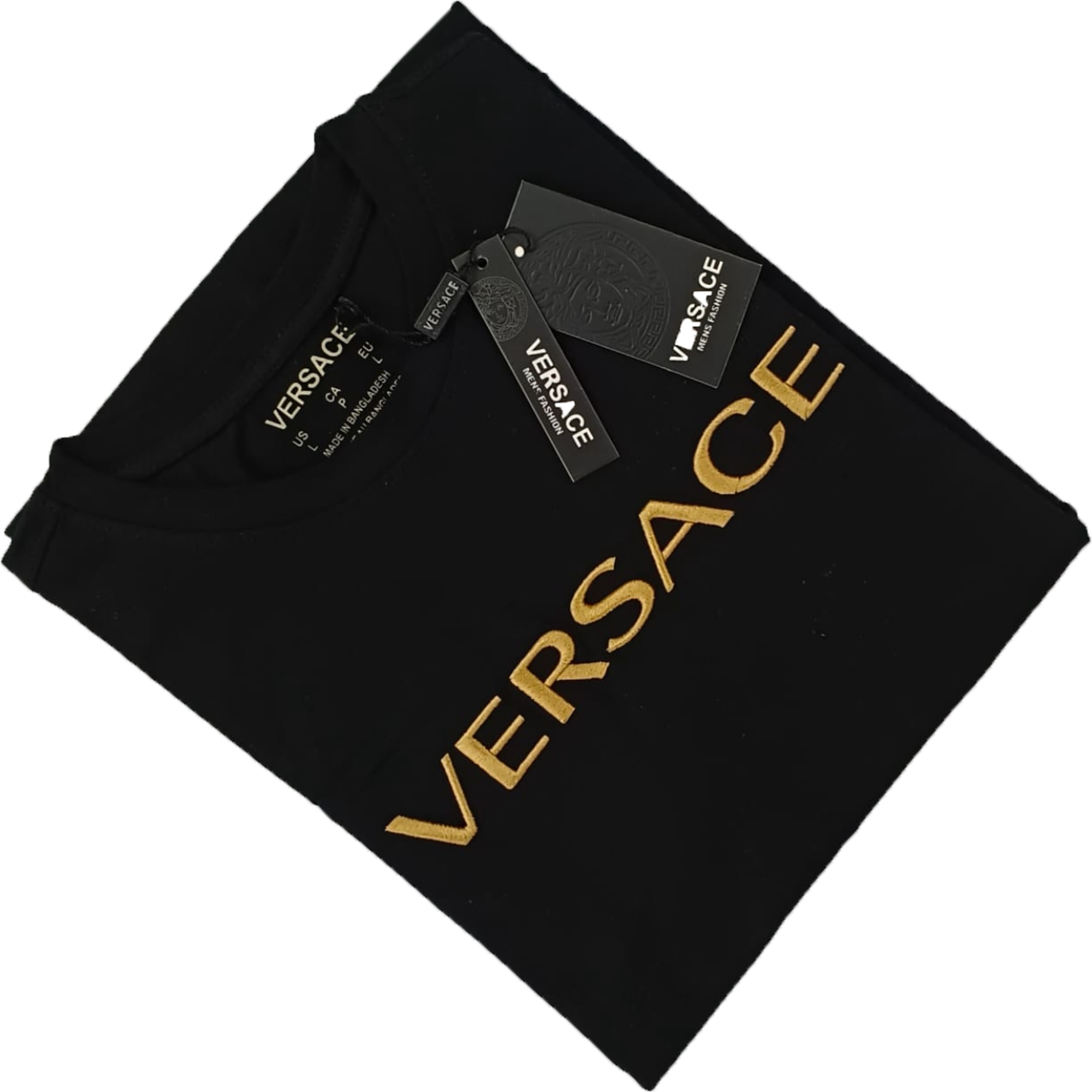 Men Black Versace Shirt