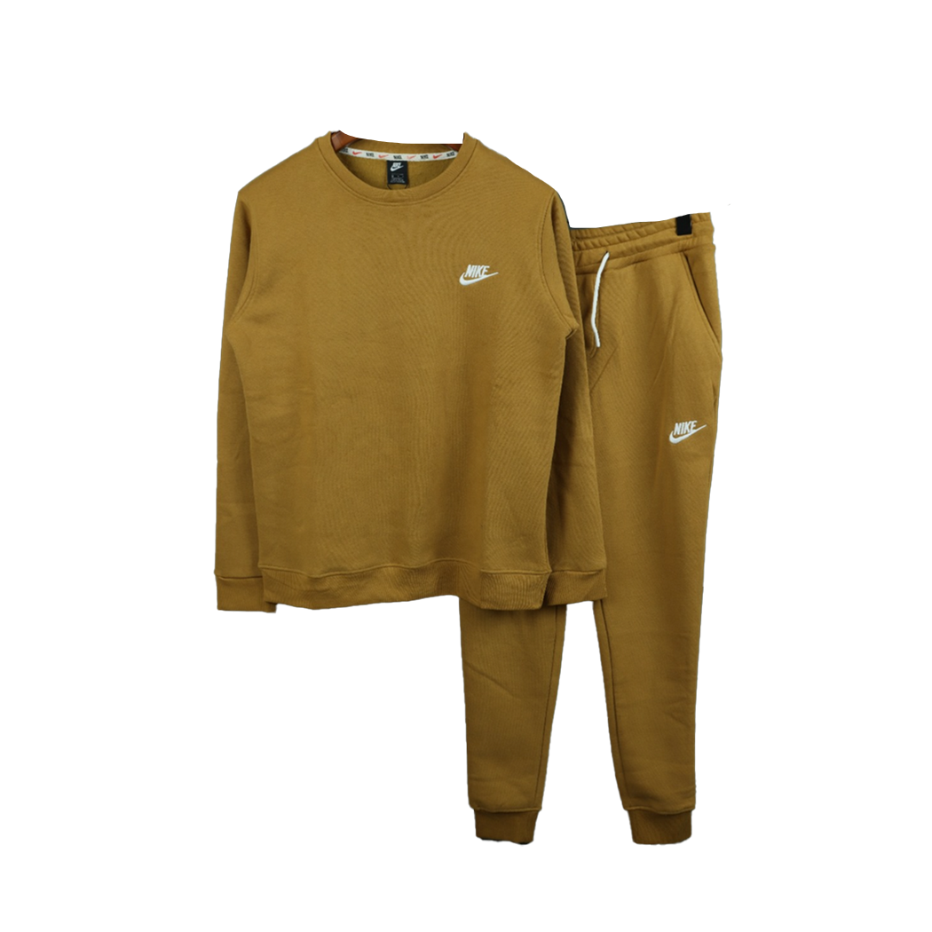 Men Nike Tracksuit Mustard Color