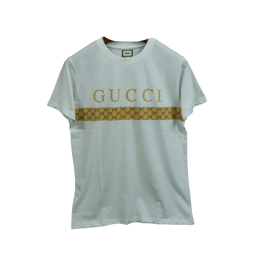 Men Gucci White T-Shirt