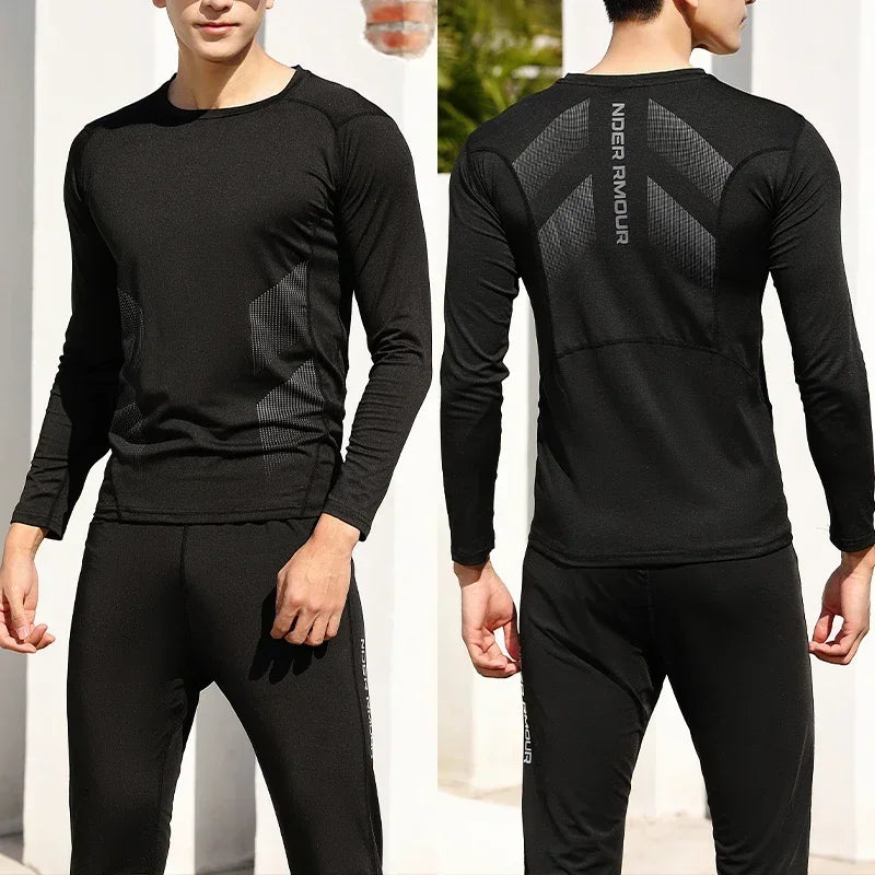 New Compression Shirt Men Rashguard Fitness Short Sleeve Running Gym Sportswear Quick Dry Jogg Training Underwear Tights T Shirt